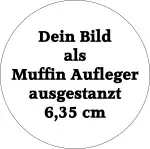 Muffin Aufleger 6,35 cm